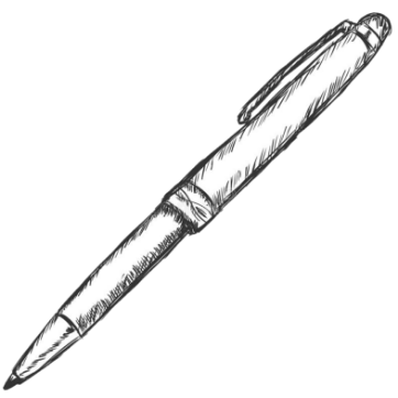 Illustration of a pen