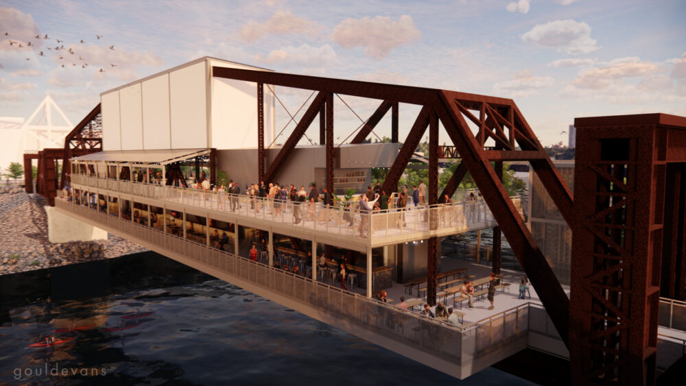 Central Truss rendering.