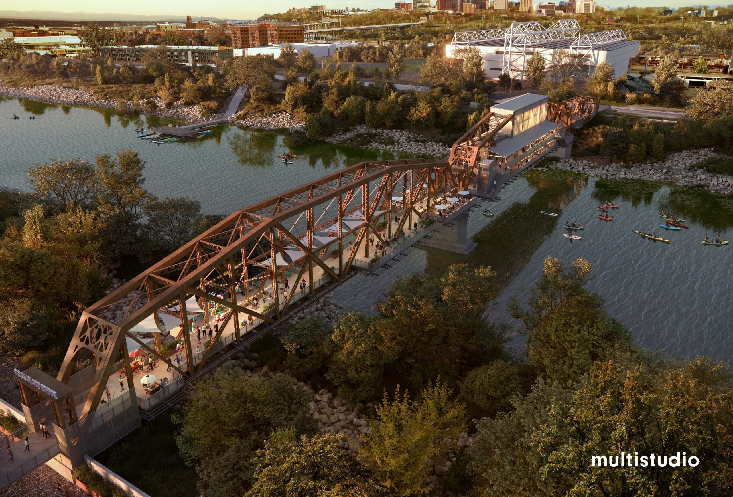 Rendering of Rock Island Bridge