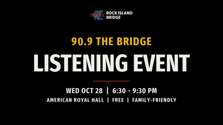 90.9 The Bridge Listening Event at Rock Island Bridge